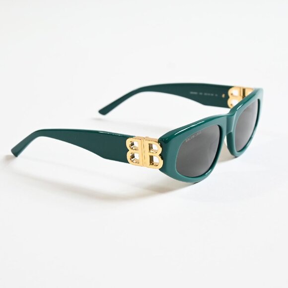 Balenciaga BB0095S 005 Sunglasses with Gold Logo Brand new and 100% AUTHENTIC. - Picture 1 of 9